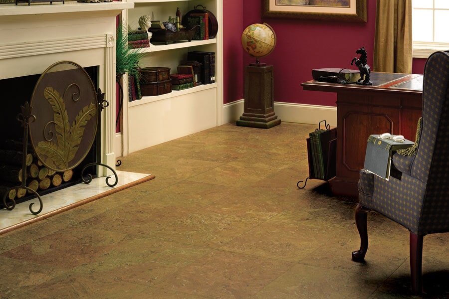 Eco-friendly flooring options such as cork in 