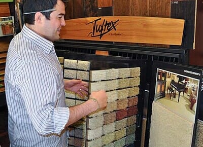 Flooring showroom serving the Costa Mesa, CA area