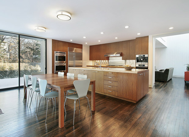 What is the most eco-friendly way to clean hardwood floors?