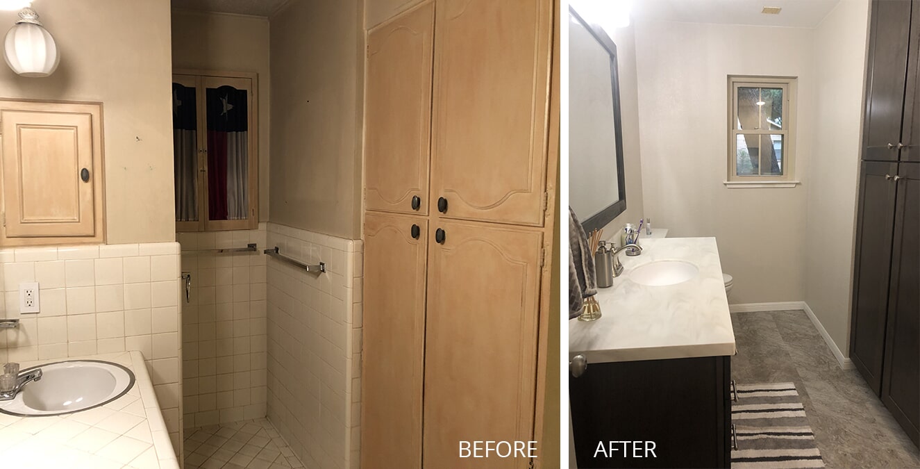 Bathroom remodel in Killeen, TX by Surface Source Design Center