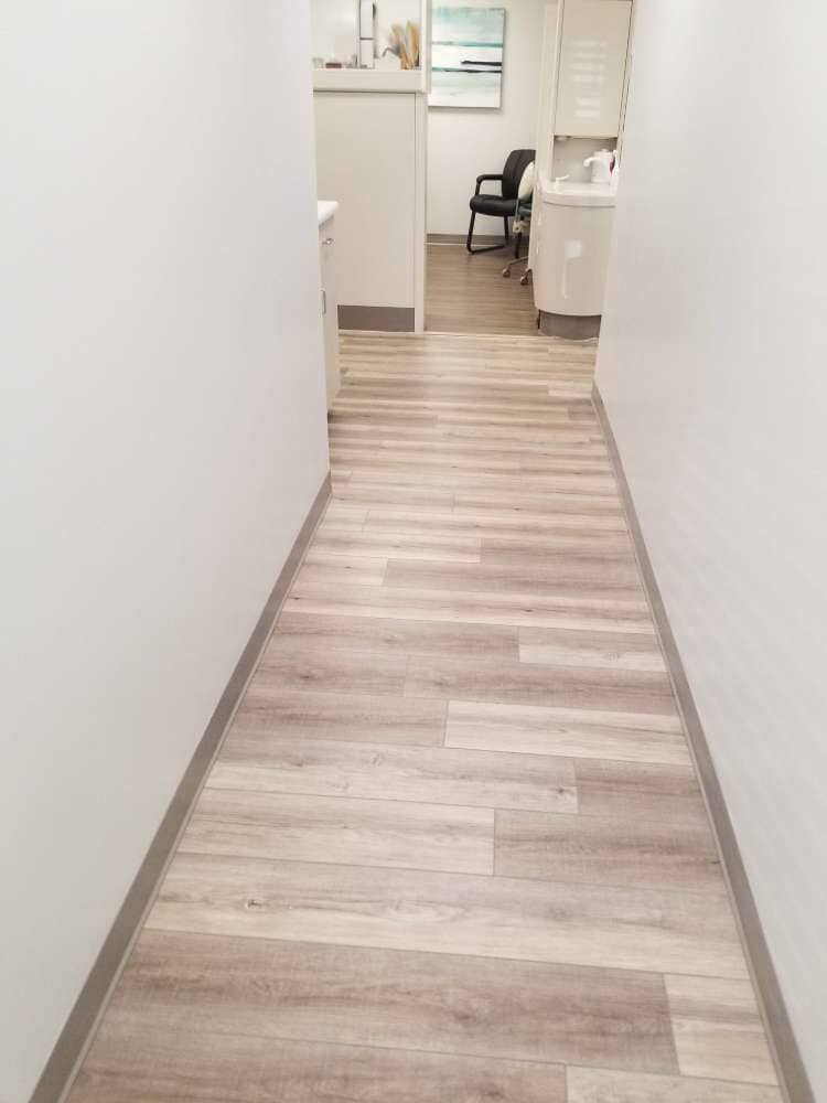 Commercial installation in Park City, UT from Underwood Carpets & Floorcovering