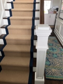 Classic stair runners in Old Lyme, CT from Westbrook Floor Covering