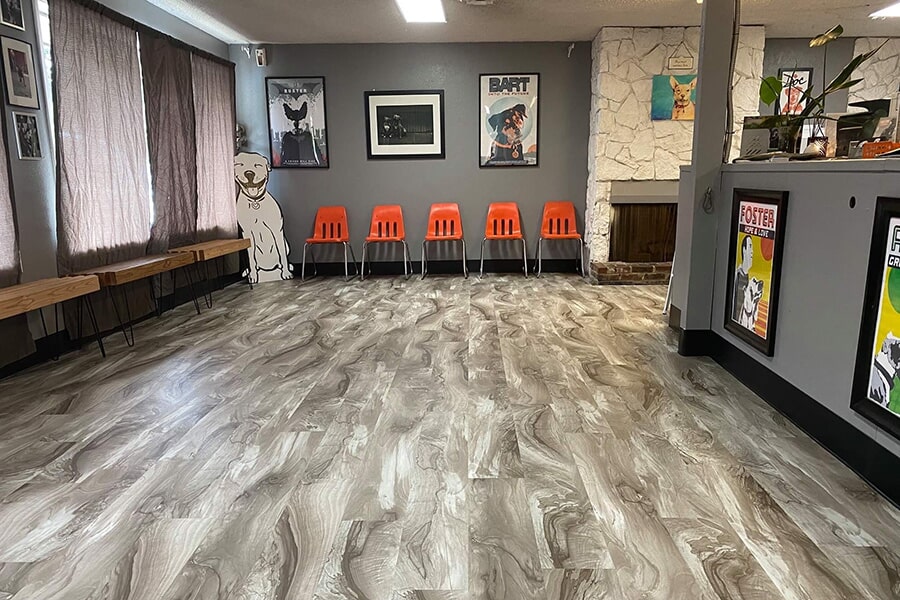 New flooring at Family Dogs New Life Shelter New flooring at Family Dogs New Life Shelter